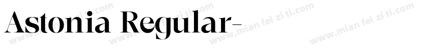 Astonia Regular字体转换